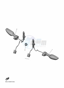 YZF1000D YZF-R1M (B4S1) drawing FLASHER LIGHT