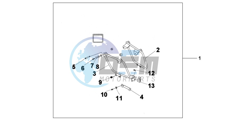 SADDLEBAG MOUNT B