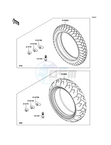 Z750S ZR750K6F FR GB XX (EU ME A(FRICA) drawing Tires