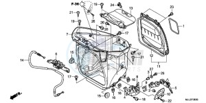 NC750SAF NC750S 4ED - (4ED) drawing LUGGAGE BOX