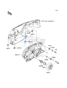 ER-6f EX650A8F GB XX (EU ME A(FRICA) drawing Headlight(s)