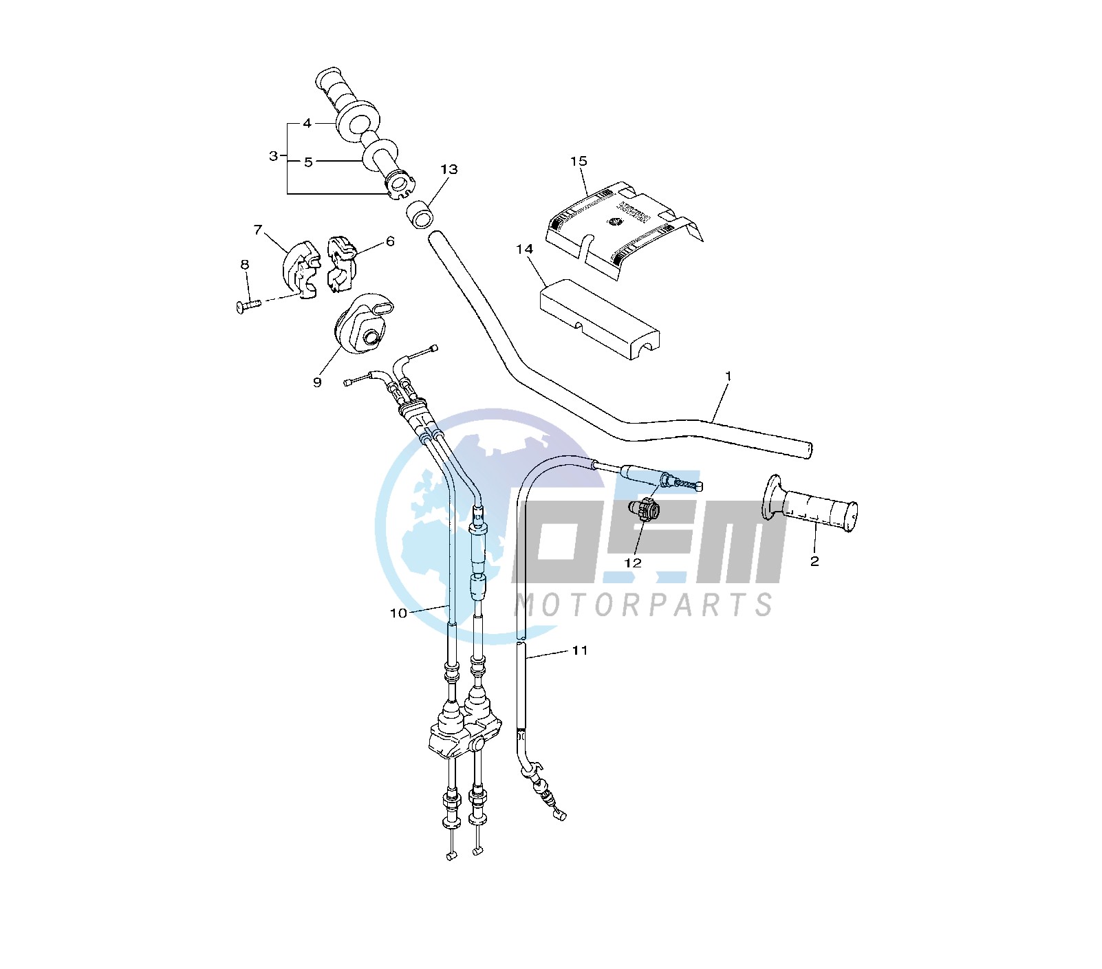 STEERING HANDLE AND CABLE