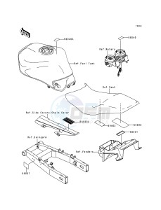 ZR 750 F [ZR-7] (F1) drawing LABELS