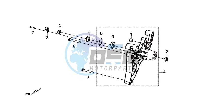 REAR FORK - REAR SUSPENSION