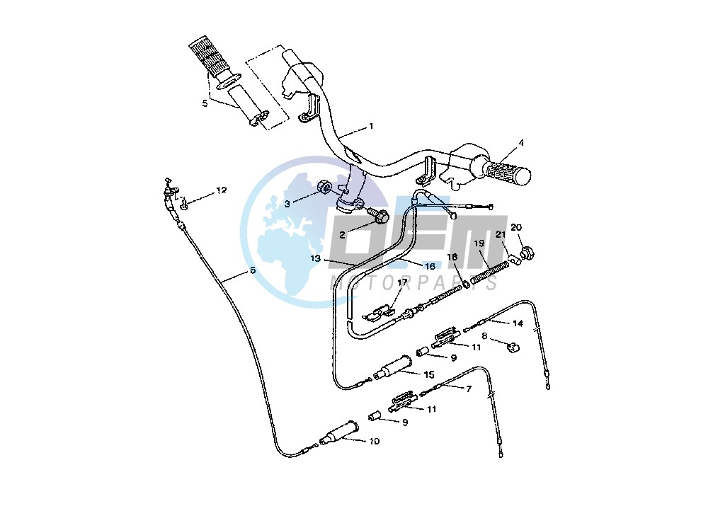 STEERING HANDLE -CABLE