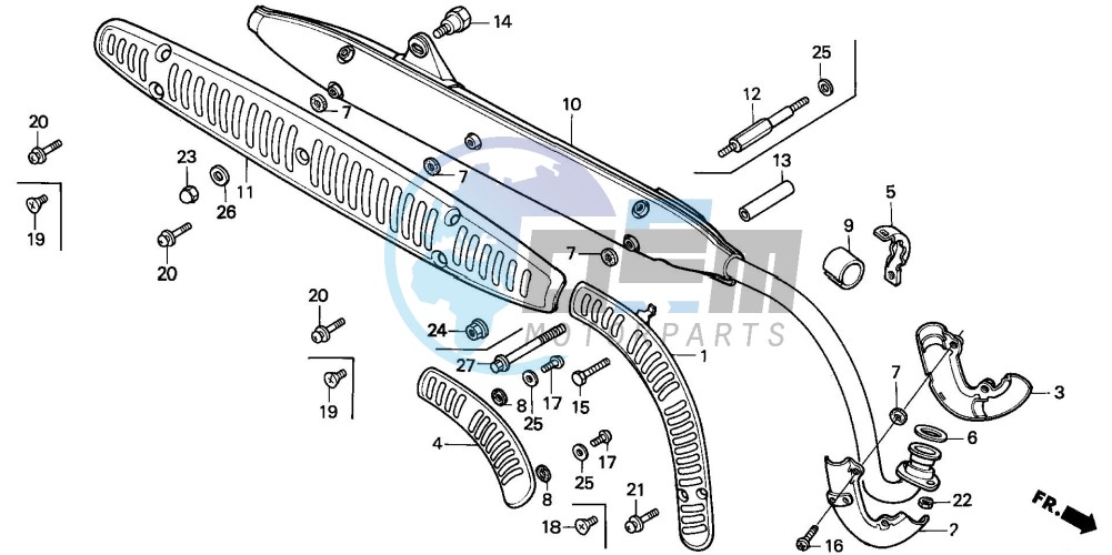 EXHAUST MUFFLER