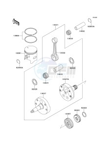 KX 250 L [KX250] (L3) [KX250] drawing CRANKSHAFT_PISTON-- S- -