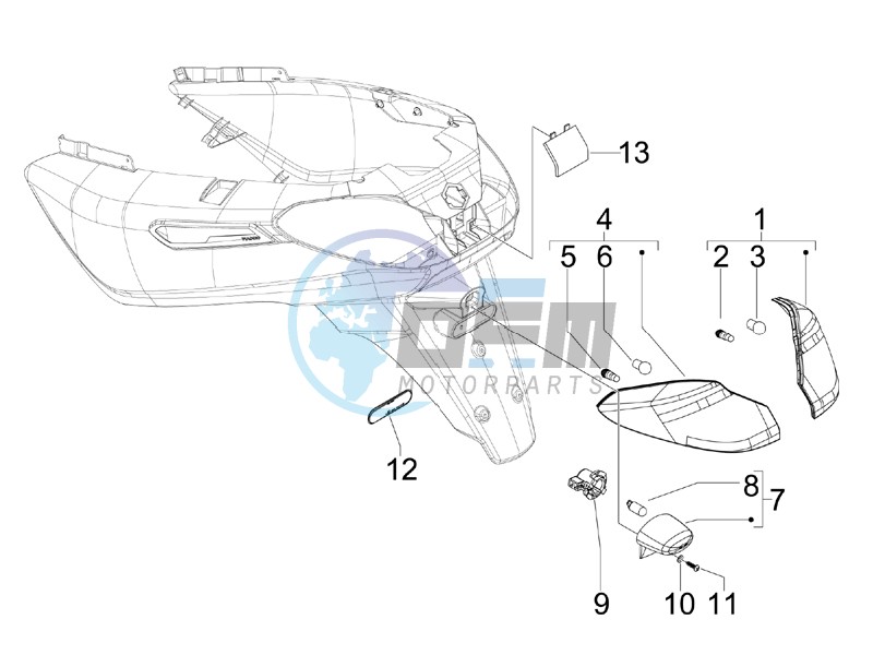 Tail light - Turn signal lamps