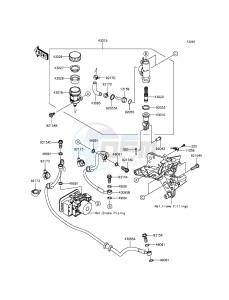 Z800 ABS ZR800DGFA UF (UK FA) XX (EU ME A(FRICA) drawing Rear Master Cylinder