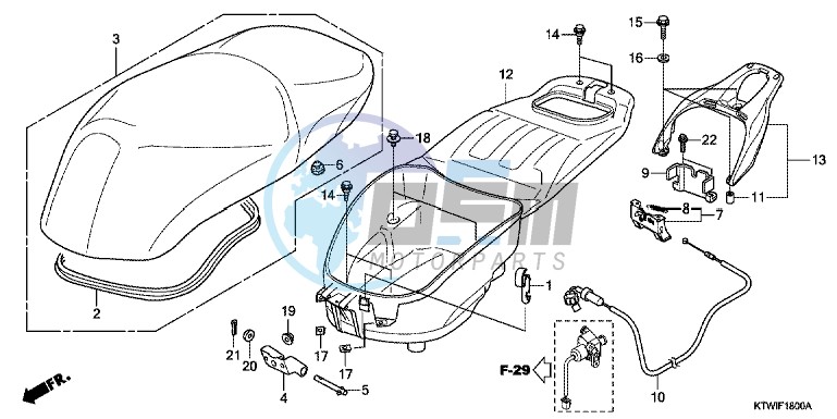 SEAT/LUGGAGE BOX