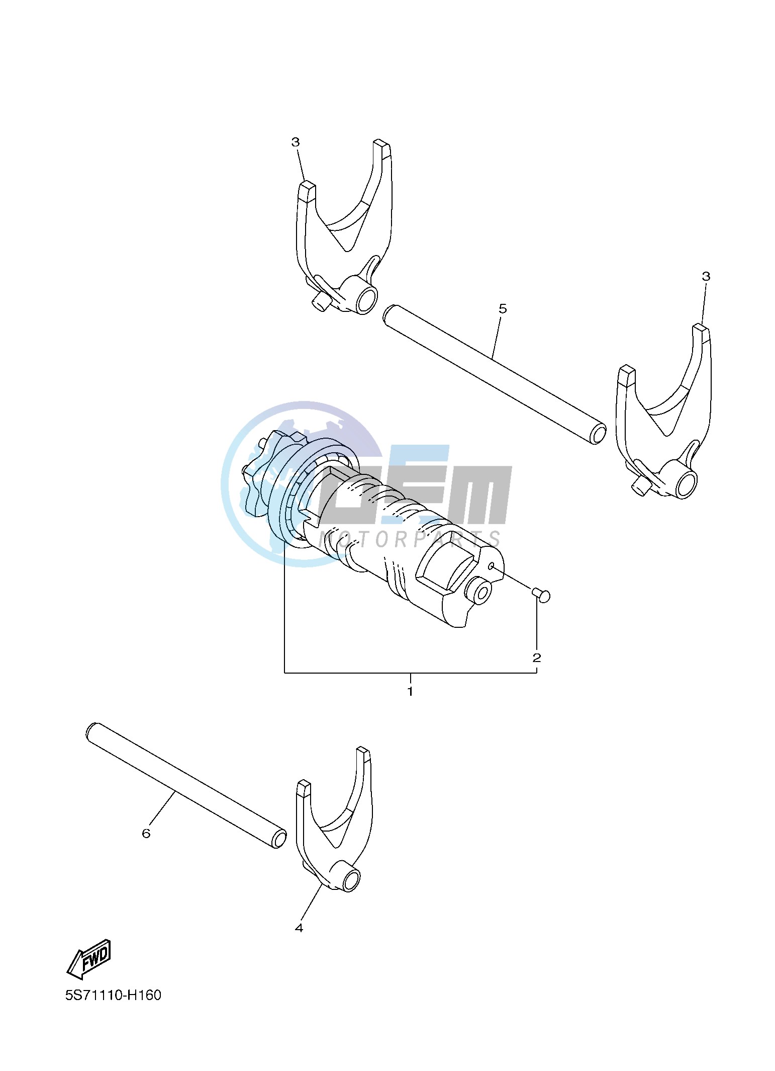 SHIFT CAM & FORK