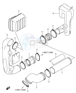 LT-A700X (E17) drawing COOLING DUCT