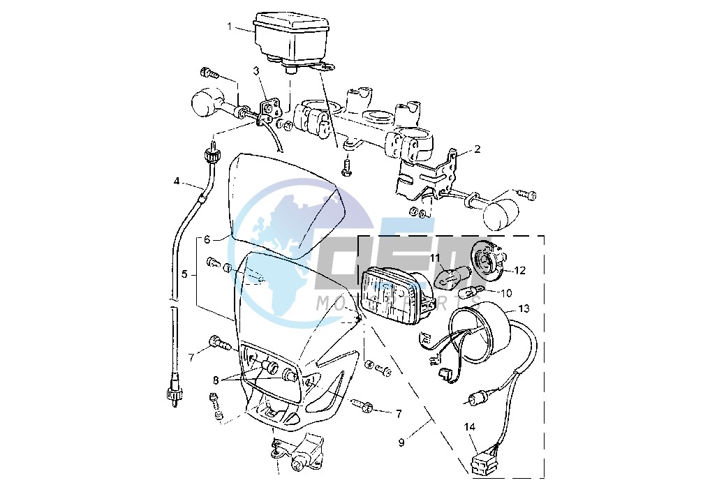 HEADLIGHT – METERS EURO KIT