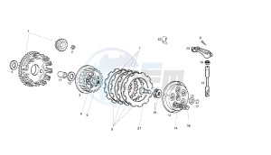 SENDA SM DRD RACING LTD - 50 CC VTHSR2D2B EU2 drawing CLUTCH