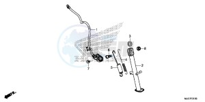 CBR650F 2ED - (2ED) drawing SIDE STAND