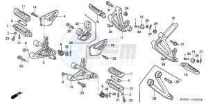 CBR600FR drawing STEP