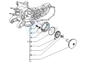 Liberty 125 drawing Primary sliding sheave