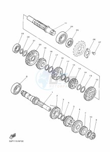 XV250 XV250M (BJP3) drawing TRANSMISSION