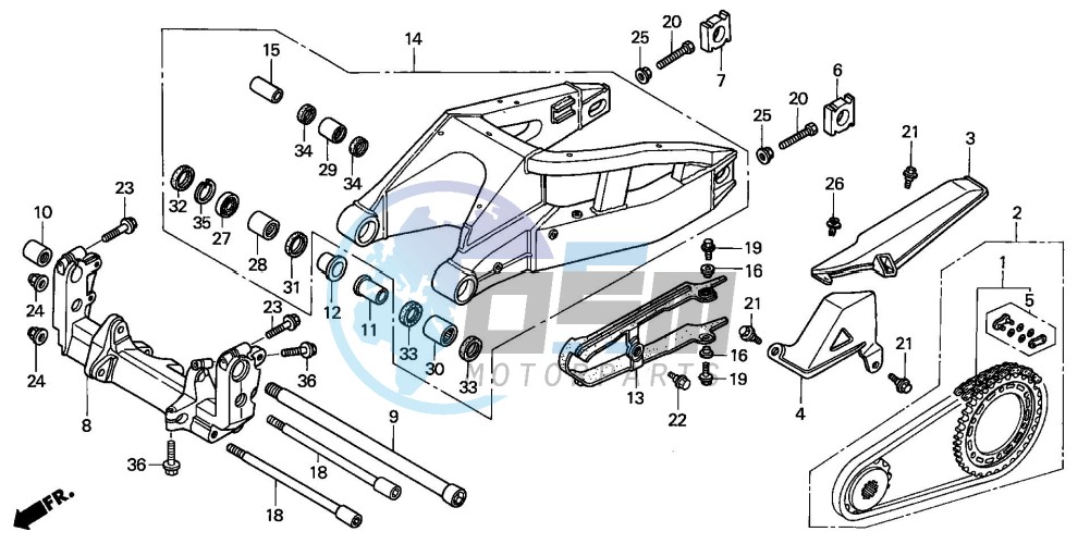 SWINGARM (CBR900RR2,3)