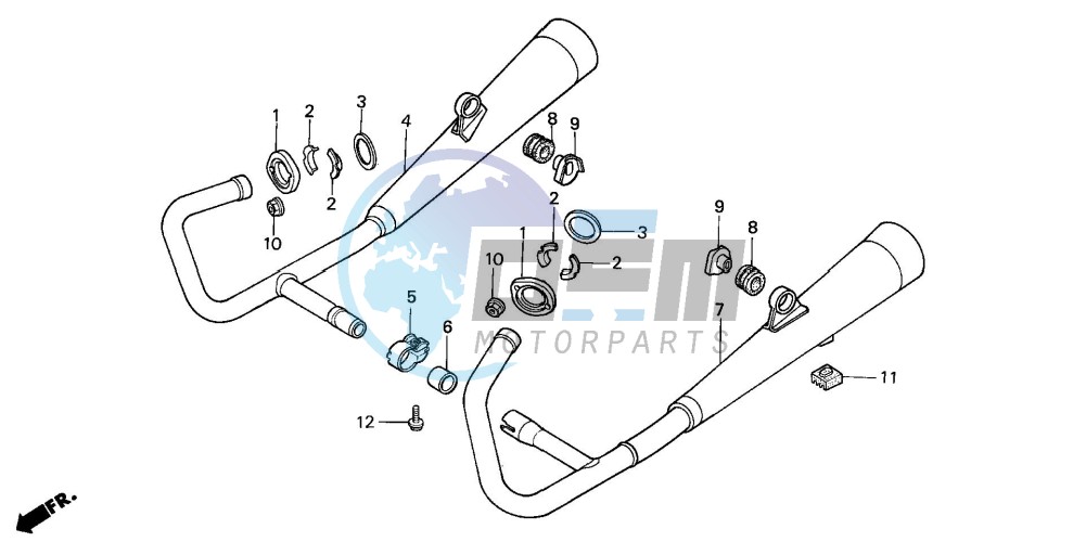 EXHAUST MUFFLER