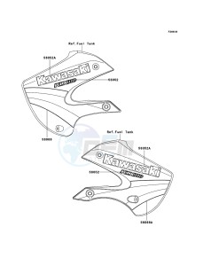 KLX110 KLX110-A4 EU drawing Decals