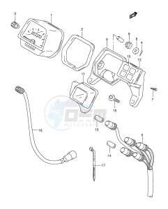 LT-A500F (E24) drawing SPEEDOMETER