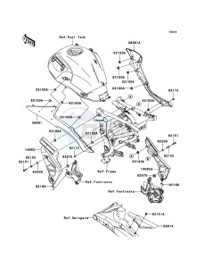 VERSYS_ABS KLE650DBF GB XX (EU ME A(FRICA) drawing Side Covers/Chain Cover