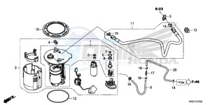 TRX420TM1H Europe Direct - (ED) drawing FUEL PUMP