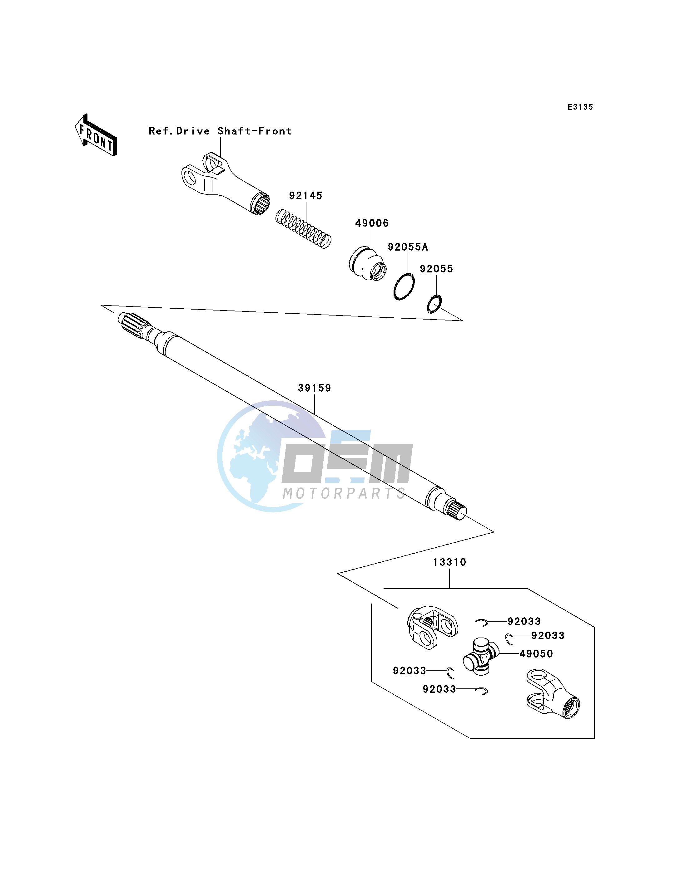 DRIVE SHAFT-PROPELLER