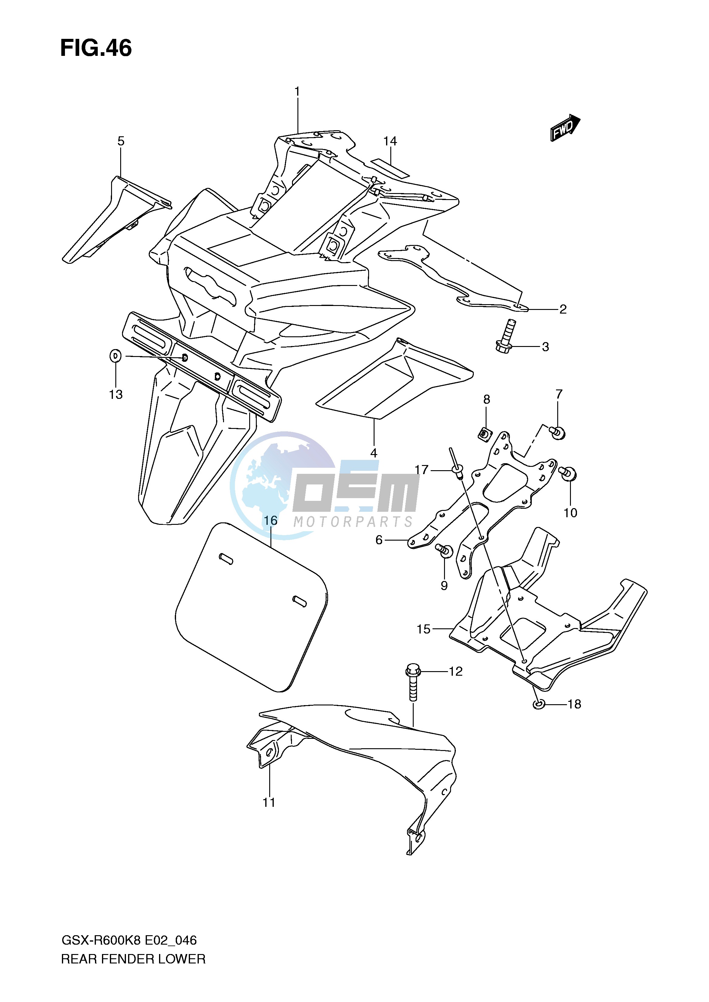 REAR FENDER LOWER