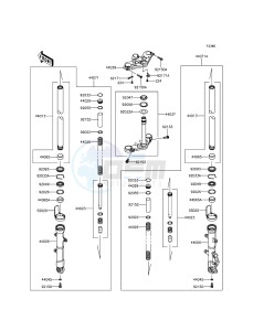 NINJA 300 EX300AGF XX (EU ME A(FRICA) drawing Front Fork