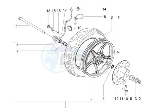 NRG 50 power DT drawing Front wheel