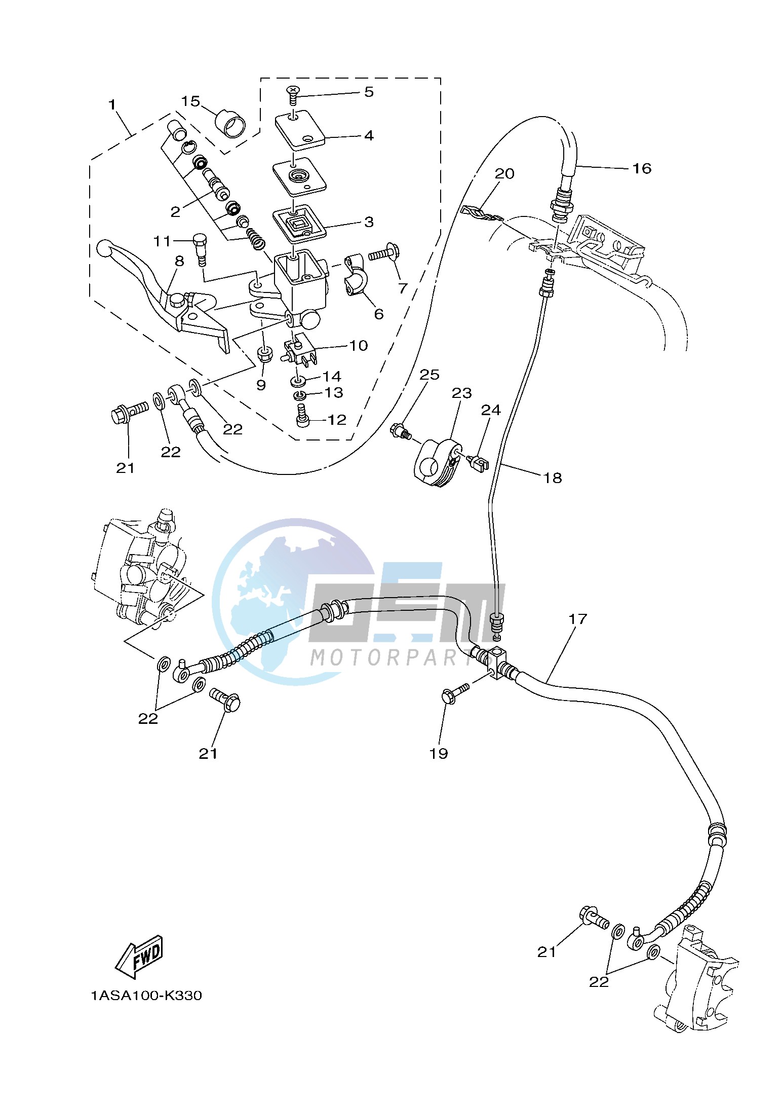 FRONT MASTER CYLINDER