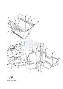 YXZ1000E YXZ1000R (B5J7) drawing STAND & FOOTREST