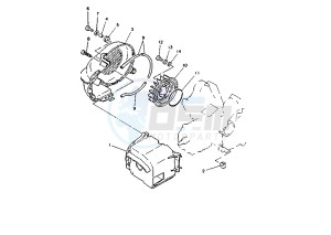 YM BREEZE 50 drawing AIR SHROUD , FAN