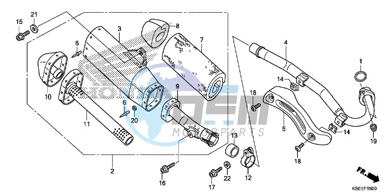 EXHAUST MUFFLER