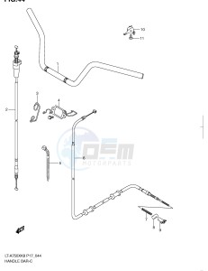 LT-A750X (P17) drawing HANDLE BAR