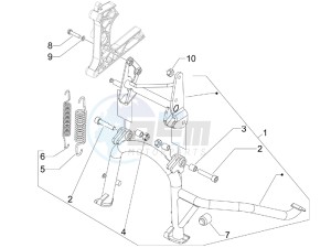 MP3 500 Sport (USA) USA drawing Stand