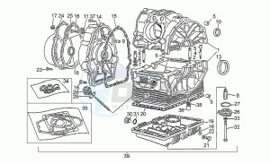 Nevada 750 drawing Crankcase