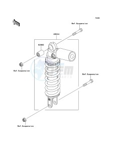 NINJA ZX-12R ZX1200B6F FR GB XX (EU ME A(FRICA) drawing Shock Absorber(s)