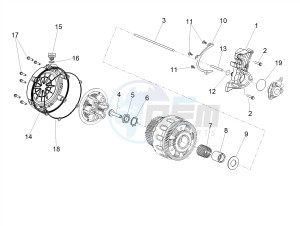 SHIVER 900 ABS (APAC) drawing Clutch cover