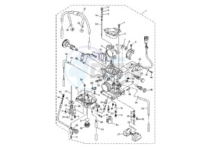 YZ F 250 drawing CARBURETOR