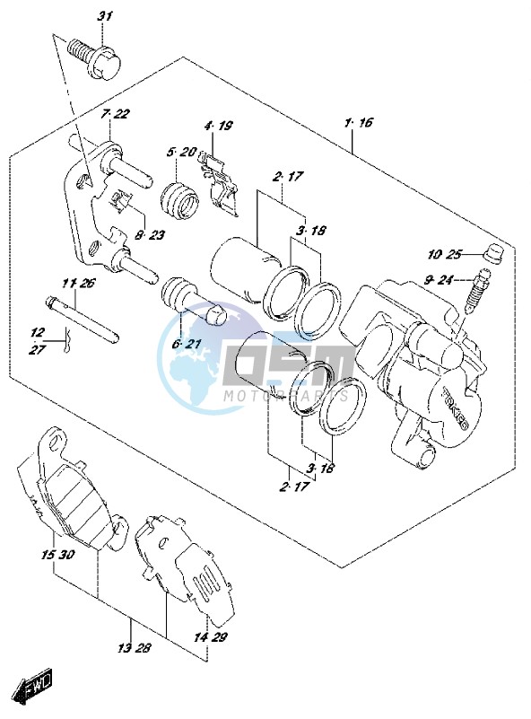 FRONT CALIPER