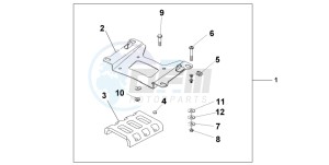 NSS250 JAZZ drawing CARRIER BRACKET