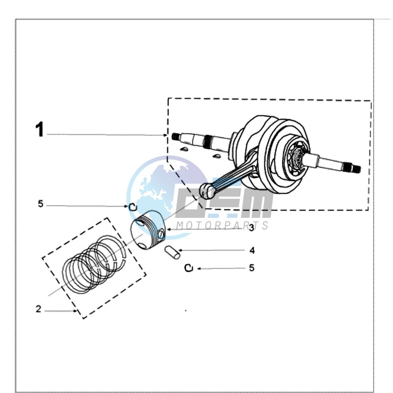 CRANKSHAFT AND CYLINDER