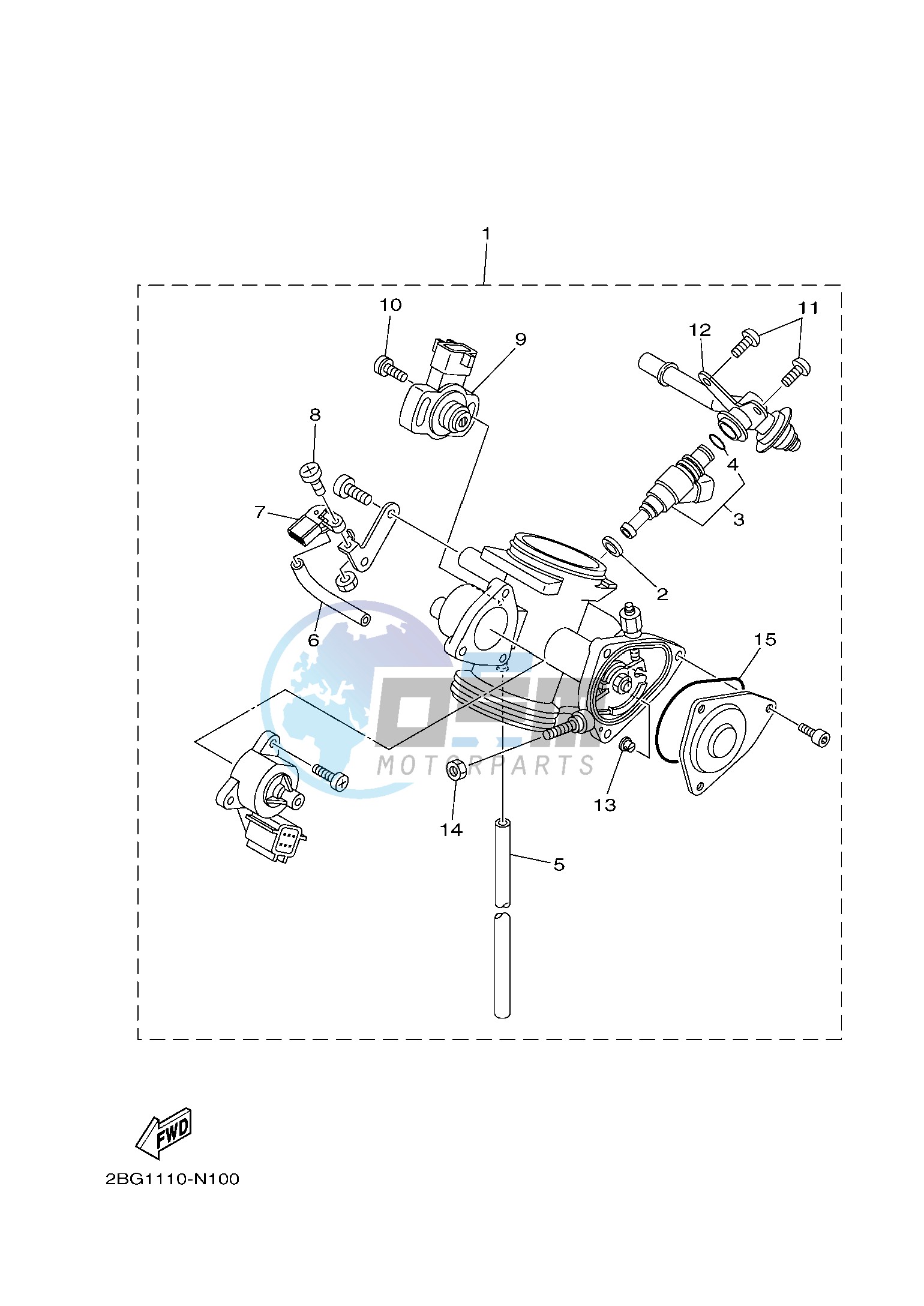 THROTTLE BODY ASSY 1