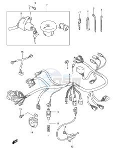 VL250 (E2) drawing WIRING HARNESS (MODEL Y K1 K2)