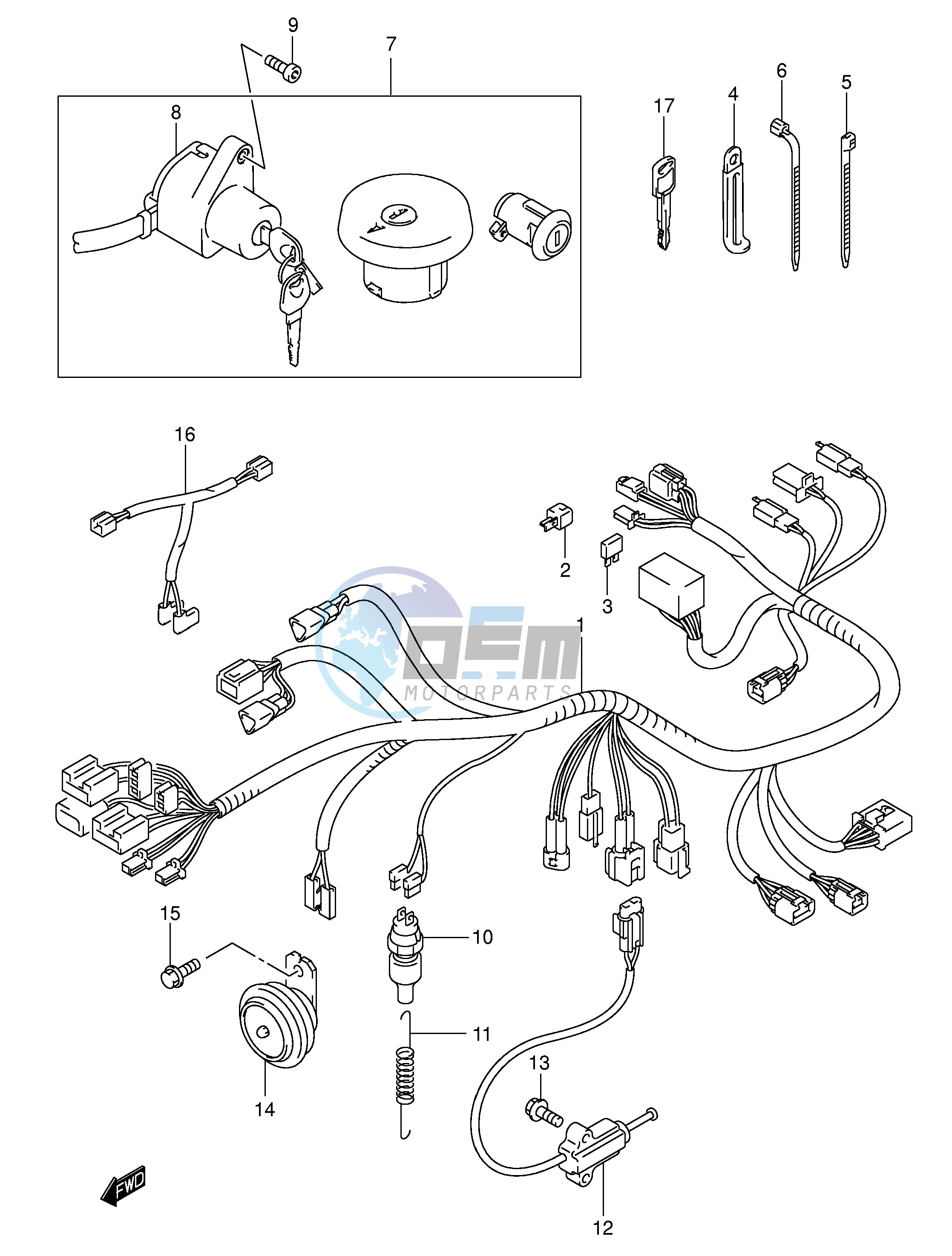 WIRING HARNESS (MODEL Y K1 K2)