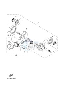 MWS150-A (BB81) drawing CRANKSHAFT & PISTON