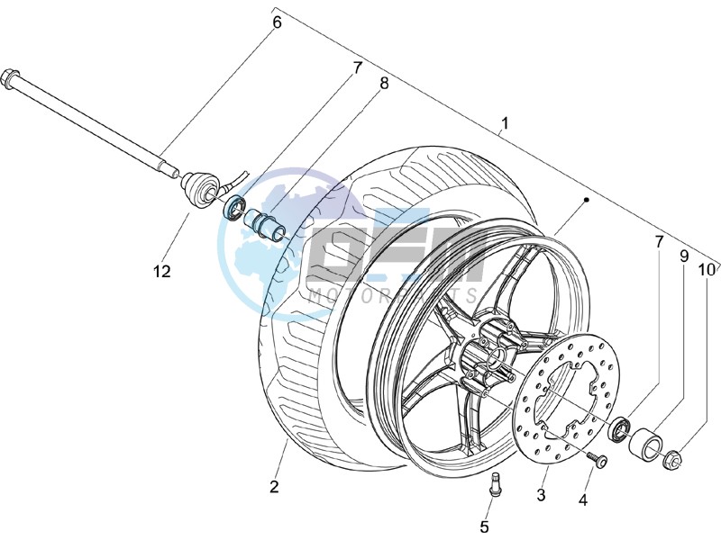 Front wheel